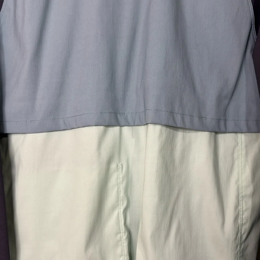 North Face Windbreaker Class V Anorak Women’s Jacket Blue Gray Medium - Picture 5 of 13